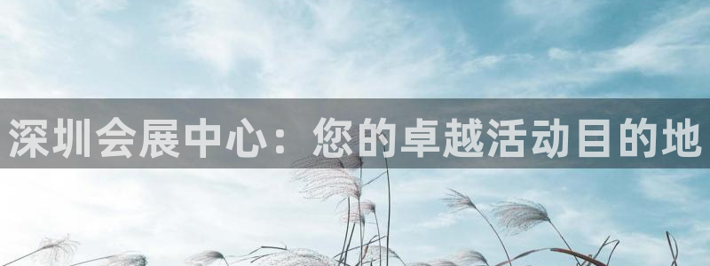 果博公司会员注册：深圳会展中心：您的卓越活动目的地