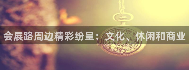 果博公司会员注册：会展路周边精彩纷呈：文化、休闲和商业