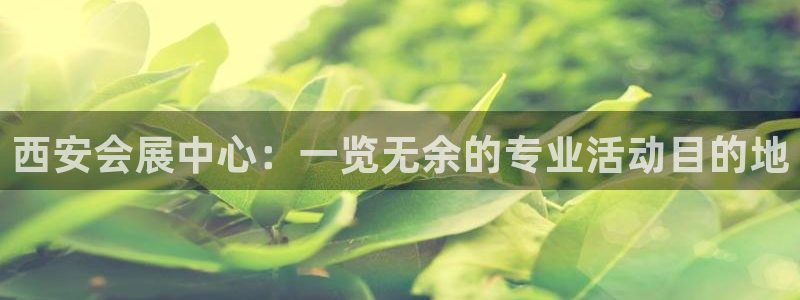 果博公司开户：西安会展中心：一览无余的专业活动目的地