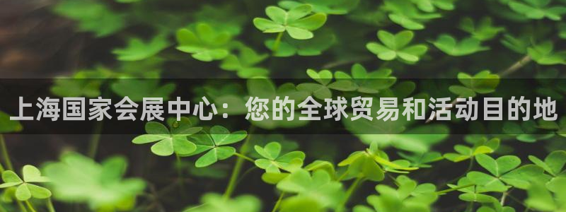 果博注册充值怎么退款：上海国家会展中心：您的全球贸易和活动目的地