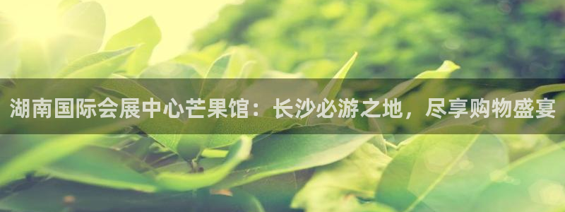 果博代理电话多少号码：湖南国际会展中心芒果馆：长沙必游之地，尽享购物盛宴