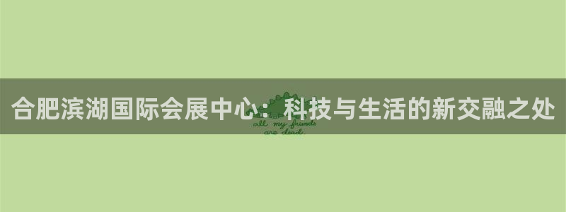 果博客服电话哪里找啊：合肥滨湖国际会展中心：科技与生活的新交融之处