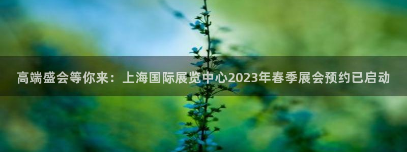苹果手机能下载果博吗：高端盛会等你来：上海国际展览中心2023年春季展会预约已启动