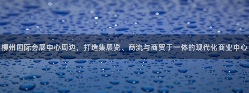 果博公司会员怎么开户：柳州国际会展中心周边，打造集展览、商流与商贸于一体的现代化商业中心